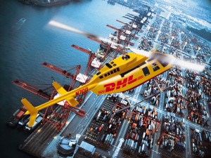 DHL helicopter
