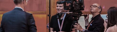 tv eng crew corporate trade fair camera operator