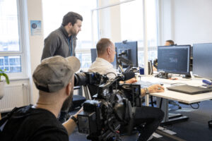 camera operator corporate shoot