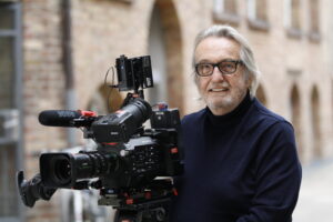 Keith Surridge films camera crew germany